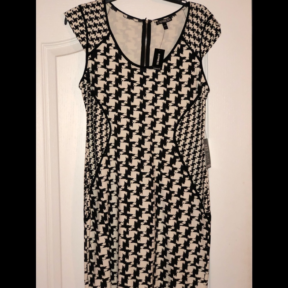 Express Houndstooth dress